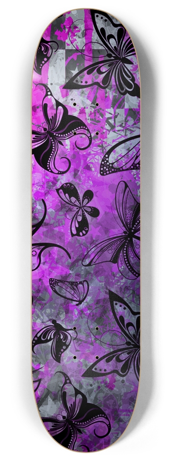 Butterfly Graffiti 8 Inch Skateboard Deck 8 Inch Skateboard Deck