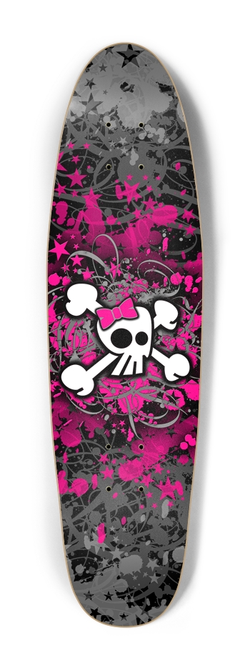 Pink Bow Skull Cruiser Shape