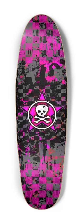 Pink Star Skull Cruiser Shape