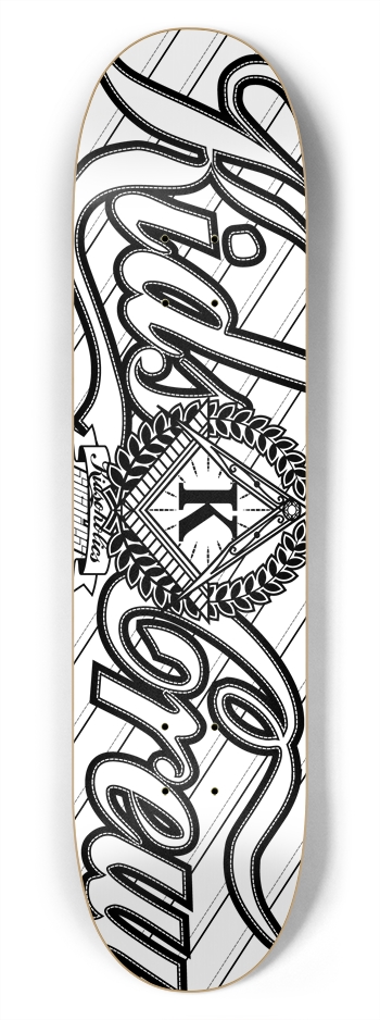 Kids Crew Scripted 7-3/4 Skateboard Deck