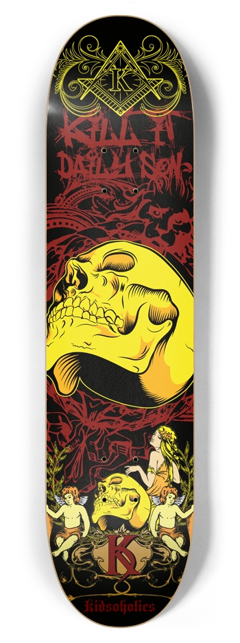 All Day Slaughter 7-7/8 Skateboard Deck