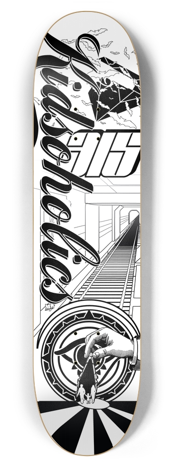 Tracks To Isolation 7-7/8 Skateboard Deck