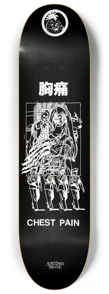 8-1/4 'CHEST PAIN' Deck 8-1/4 Skateboard Deck