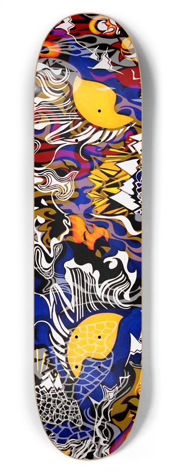 Mountain Love 7-3/4 Skateboard Deck