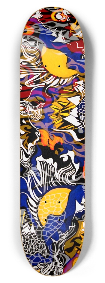 Mountain Love 7-7/8 Skateboard Deck