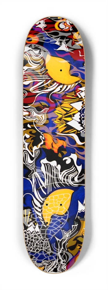 Mountain Love 7-1/4 Mini/Kid Skateboard