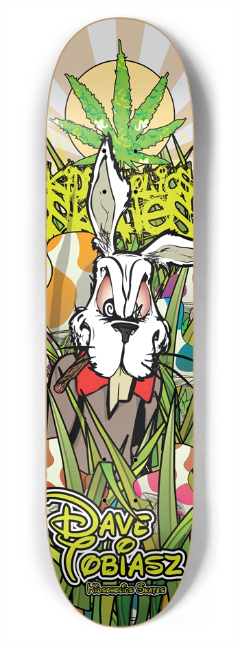 7-3/4 Tobiasz Rabbit 7-3/4 Skateboard Deck