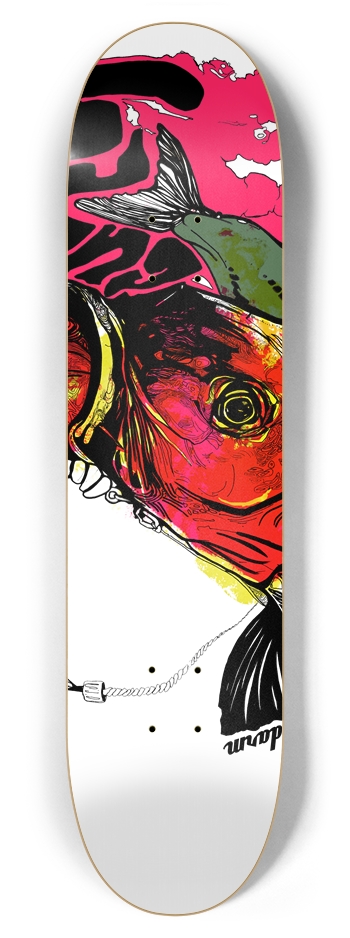 Hooked Deck 7-7/8 Skateboard Deck