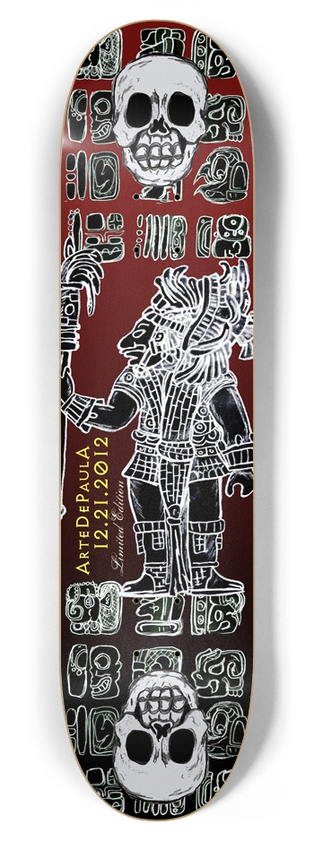 End of Days Mayan 7-7/8 Skateboard Deck 7-7/8 Skateboard Deck
