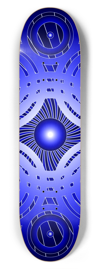 Abstract / Psychedelic Circles: 7-3/4 Skateboard 7-3/4 Skateboard Deck