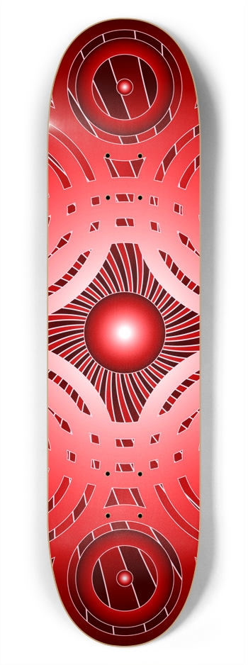 Abstract / Psychedelic Circles: 7-3/4 Skateboard 7-3/4 Skateboard Deck
