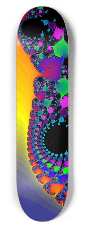 On The Fractal's Edge: 7-3/4 Deck 7-3/4 Skateboard Deck