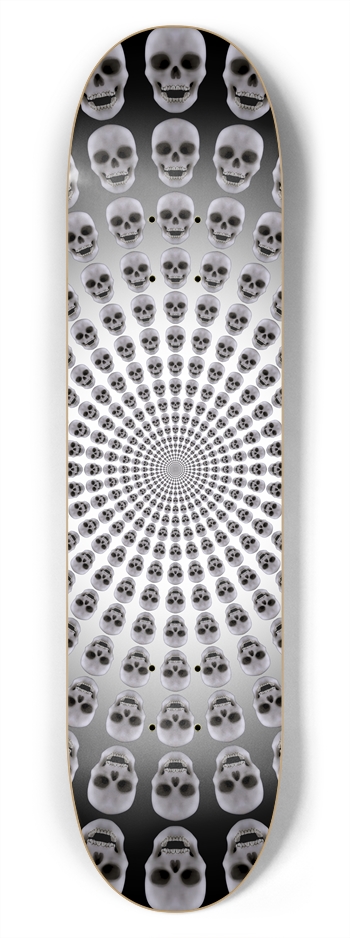 Radial Skulls: 7-3/4 Skateboard  Deck  7-3/4 Skateboard Deck