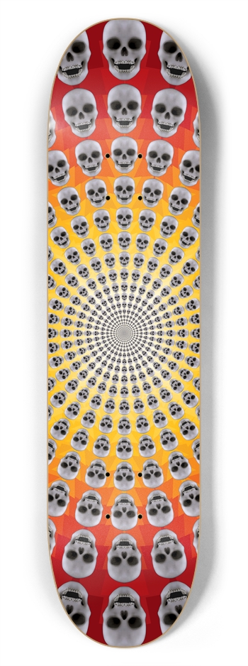 Radial Skulls: 7-3/4 Skateboard  Deck  7-3/4 Skateboard Deck