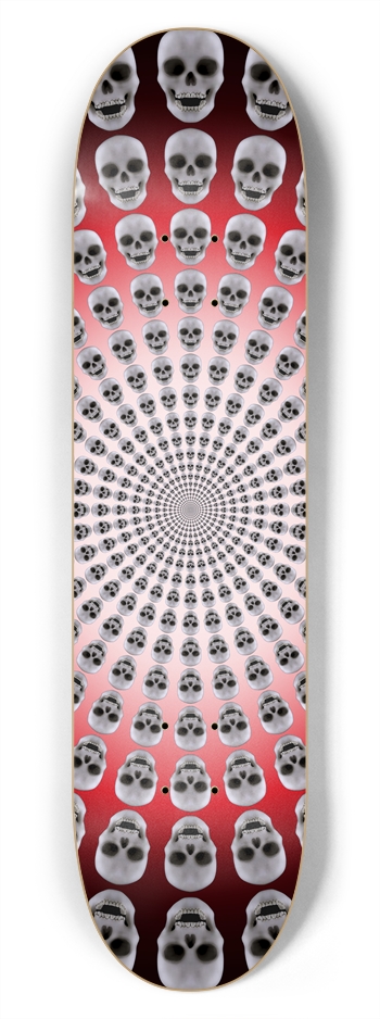 Radial Skulls: 7-3/4 Skateboard  Deck  7-3/4 Skateboard Deck