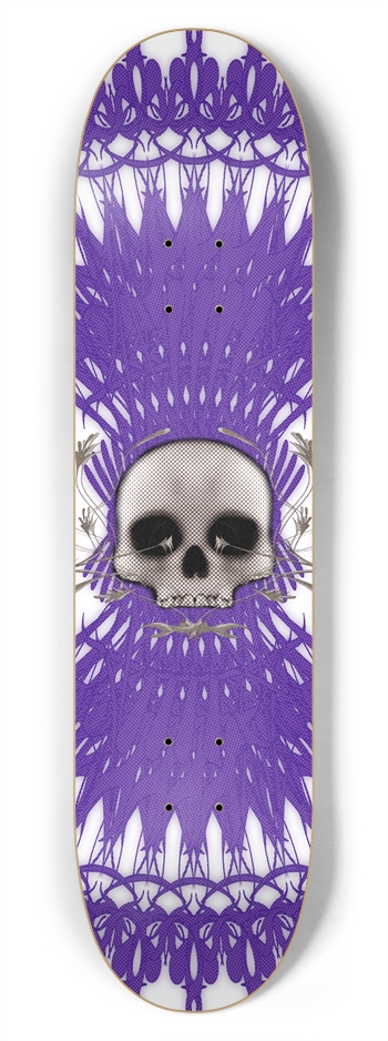 Skull & Radial Graphics: 7-3/4 Skateboard Deck 7-3/4 Skateboard Deck