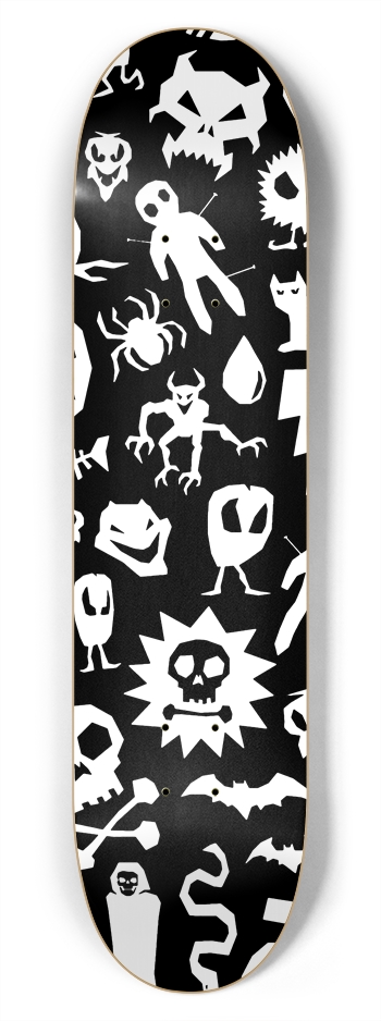 Monsters 7-3/4 Skateboard Deck 7-3/4 Skateboard Deck