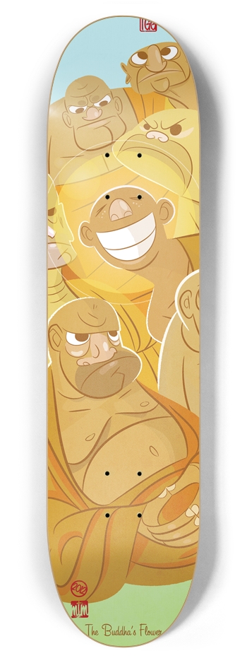 Case 6: The Buddha's Flower 7-7/8 Skateboard Deck