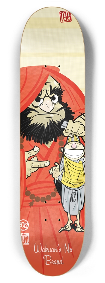 Case 4: Wakuan’s No Beard 7-7/8 Skateboard Deck