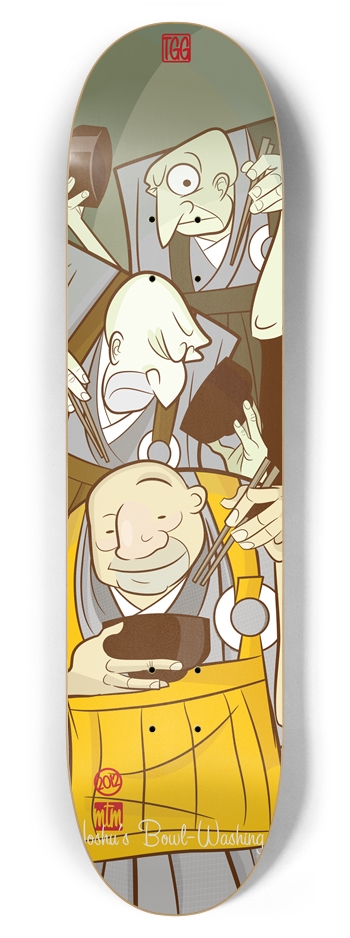 Case 7: Joshu's Washing the Bowl 7-7/8 Skateboard Deck