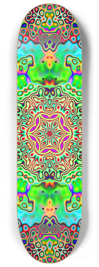 Psychedelic Panda 8-1/4 Skateboard Deck