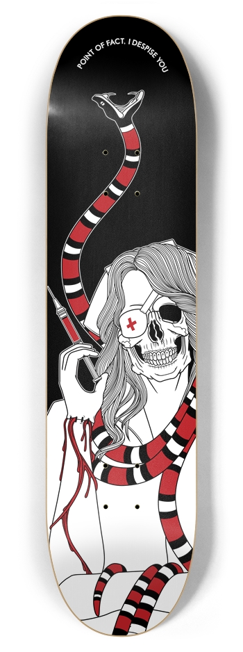 Elle Driver aka California Mountain Snake 7-7/8 De 7-7/8 Skateboard Deck