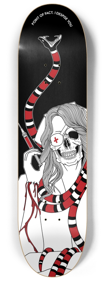 Elle Driver aka California Mountain Snake 8-1/4 8-1/4 Skateboard Deck
