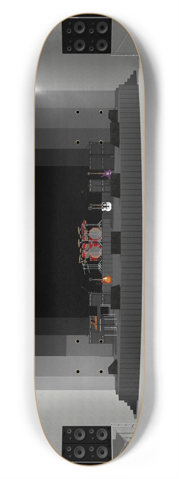 Rock Concert Stage: 7-3/4 Skateboard Deck 7-3/4 Skateboard Deck