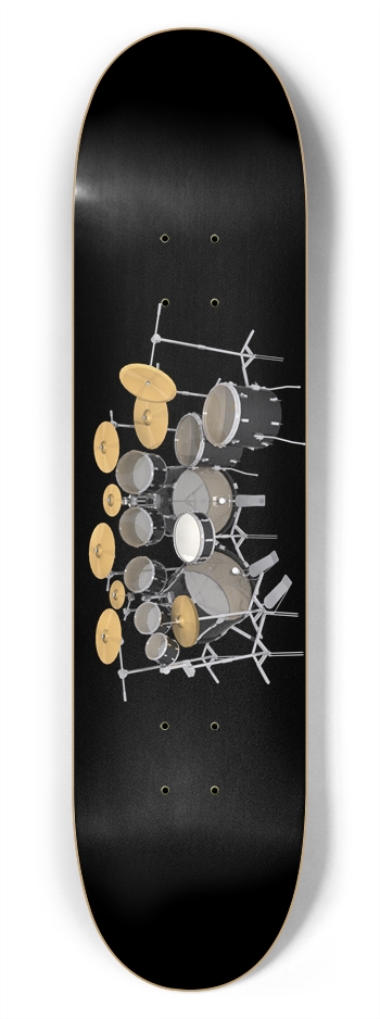 Large Drum Kit: 7-3/4 Skateboard Deck 7-3/4 Skateboard Deck