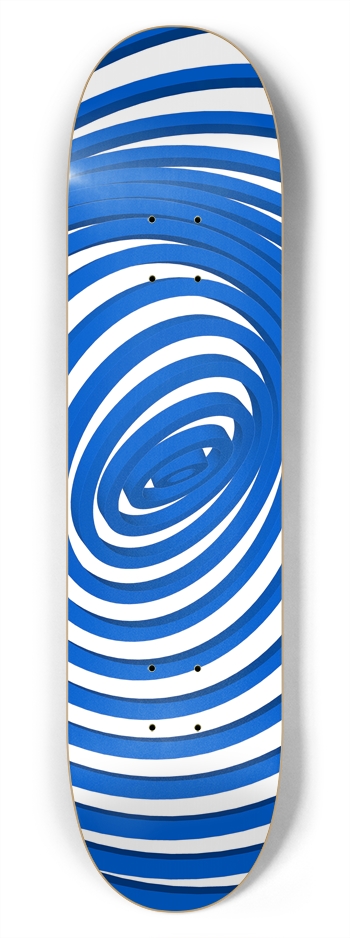 Abstract Concentric Circles: 7-3/4 Skateboard  Dec 7-3/4 Skateboard Deck