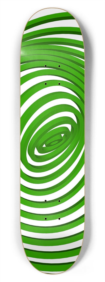 Abstract Concentric Circles: 7-3/4 Skateboard Dec 7-3/4 Skateboard Deck