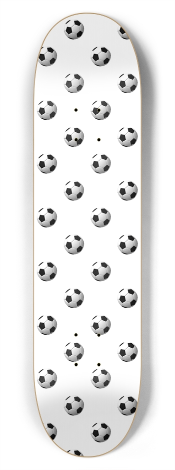 Soccer Ball Pattern: 7-3/4 Skateboard Deck 7-3/4 Skateboard Deck