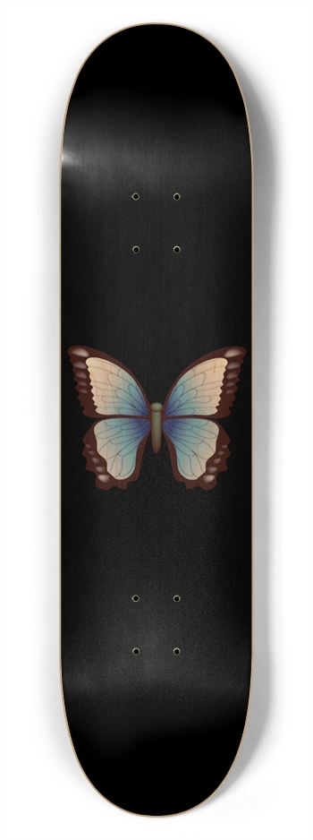 Vector Butterfly: 7-3/4 Skateboard  Deck  7-3/4 Skateboard Deck