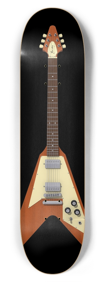 Flying V Guitar: 7-3/4 Skateboard  Deck  7-3/4 Skateboard Deck