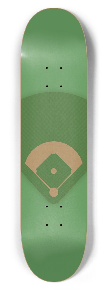 Baseball Diamond: 7-3/4 Skateboard Deck 7-3/4 Skateboard Deck