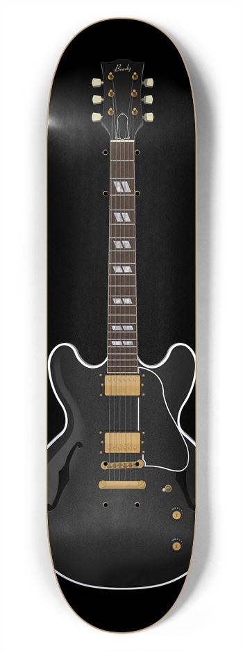 Hollow Body Guitar: 7-3/4 Skateboard  Deck  7-3/4 Skateboard Deck