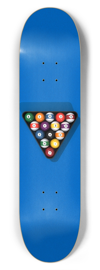 Billiards / Pool Balls: 7-3/4 Deck 7-3/4 Skateboard Deck