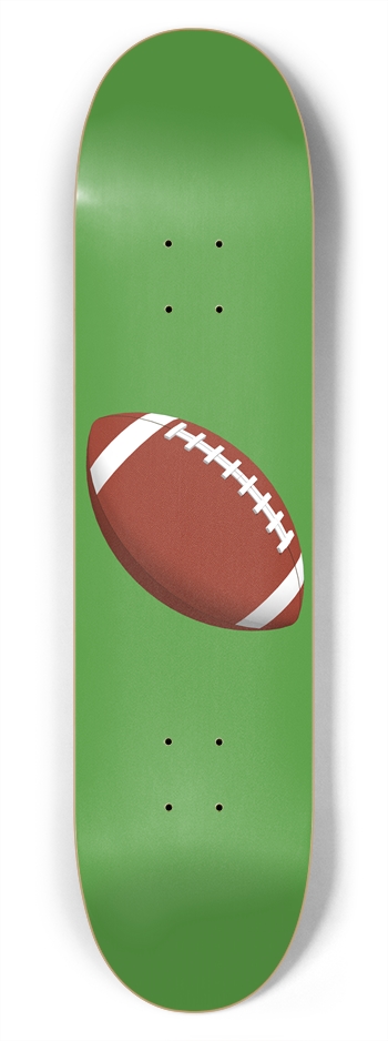 Football: 7-3/4 Skateboard Deck 7-3/4 Skateboard Deck