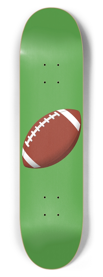Football: 7-3/4 Skateboard Deck 7-3/4 Skateboard Deck