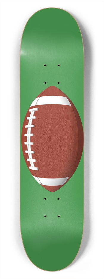 Football: 7-3/4 Skateboard  Deck  7-3/4 Skateboard Deck
