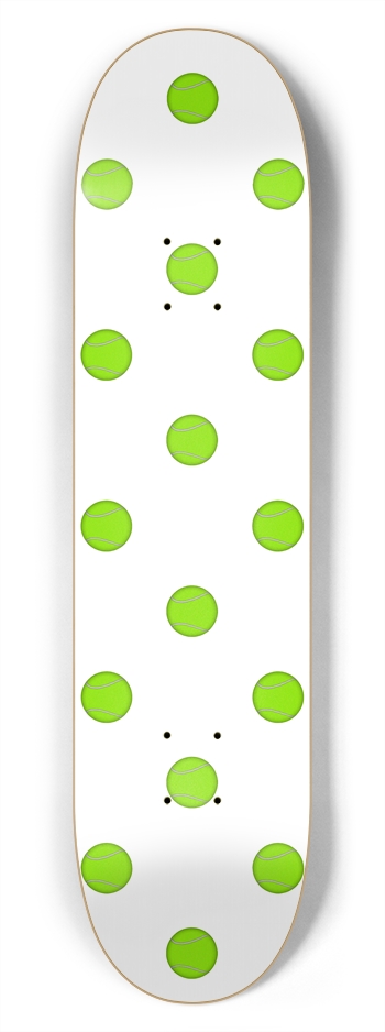 Tennis Ball Pattern: 7-3/4 Deck 7-3/4 Skateboard Deck