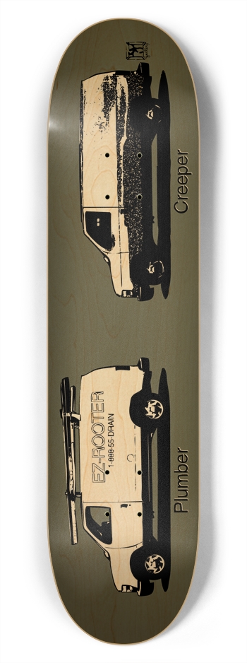 Know Your Vans 7-3/4 Skateboard Deck
