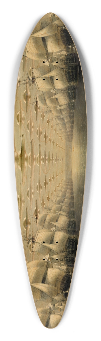 My Ship Has Come in Longboard by Zig Pintail Longboard