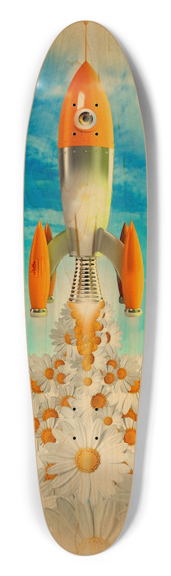 Flower Power Longboard by Zig Longboard Shape