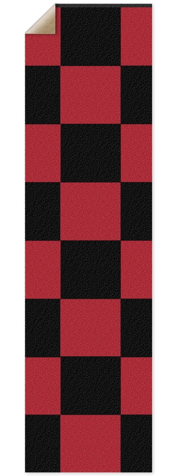 Black And Red Checkered Grip Tape 9 x 33 Inch Griptape