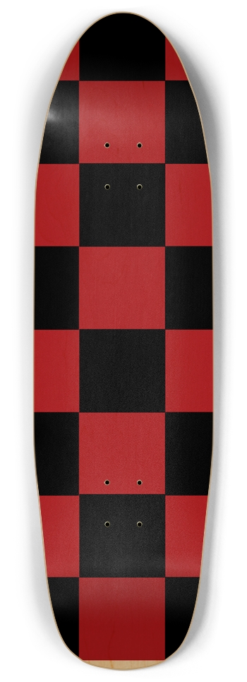 Black And Red Checkered Punk Nose Pool Deck Punk Nose Pool Shape