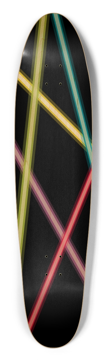 Lasers Longboard Deck Longboard Shape