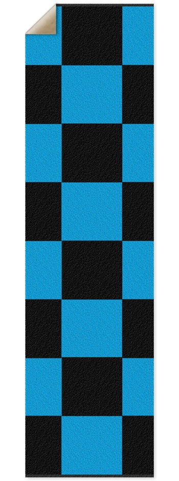 Black And Blue Checkered Grip Tape 9 x 33 Inch Griptape