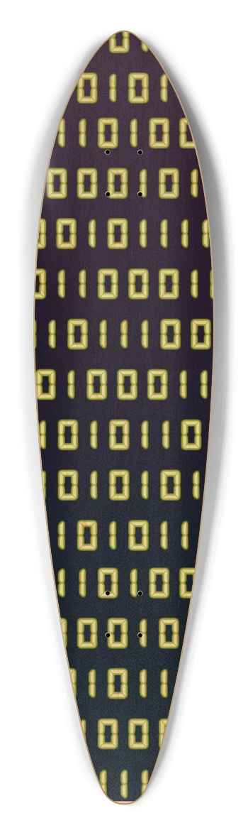 Binary Code Pintail Longboard