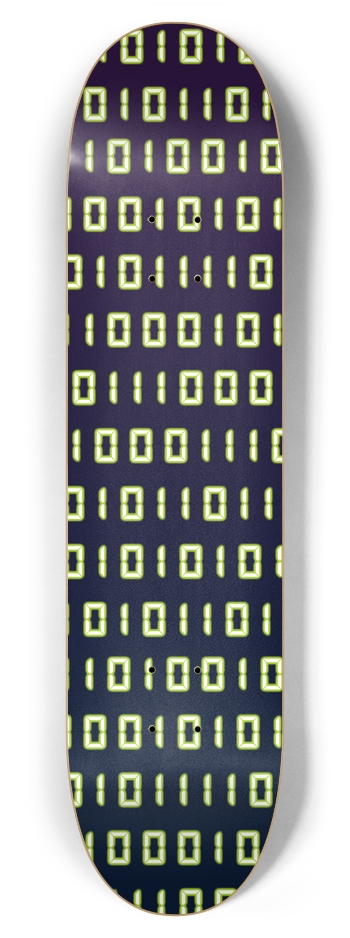 Binary Code 7 7/8" Deck 7-7/8 Skateboard Deck